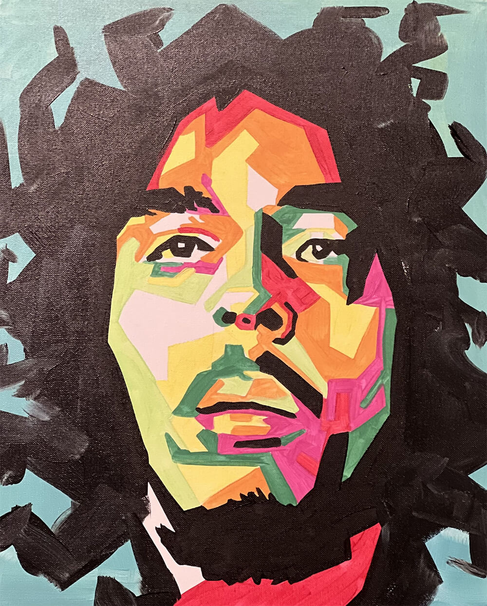Bob Marley 40cm X 50cm Including Postage - Dripsplash